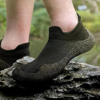 Men Slipper Socks,Grip Socks Hiking Water Shoes Barefoot Shoes for Outdoor Walking Exercises